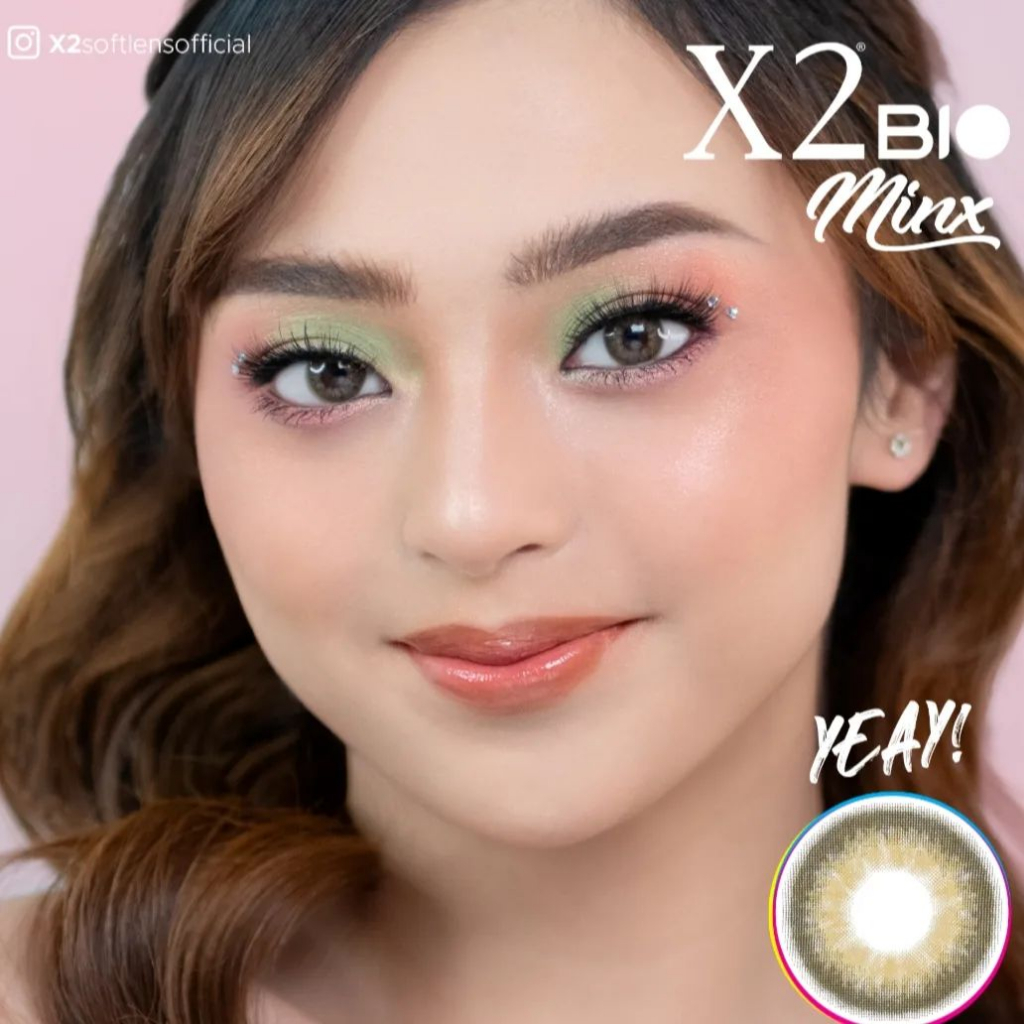 Softlens Warna Brown X2 Bio Minx ready ukuran minus