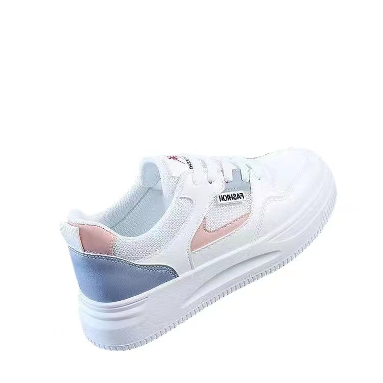 Sepatu Sneakers Premium Putih Import Wanita Dewasa Terbaru Original Casual Cewek Korea R07-Blue