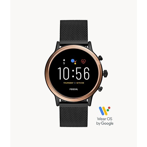 jam tangan BRANDED Gen 5 FTW6036 Julianna HR Smoke Mesh Steel