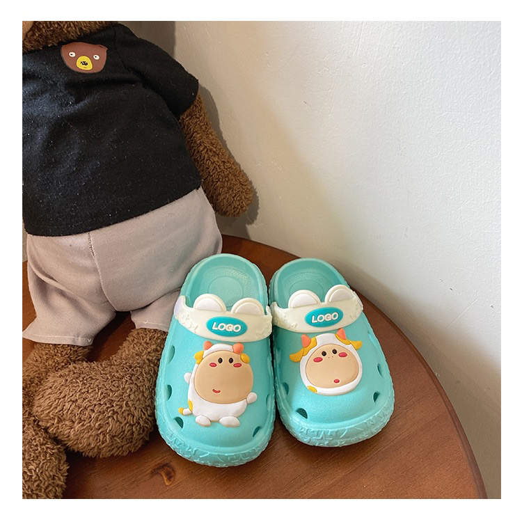 Sandal Anak Motif Kartun Sendal Karet Slop Anak Laki Perempuan Anti Slip Karakter