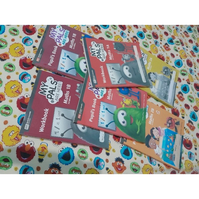 MARSHALL CAVENDISH MY PALS ARE HERE Buku 1A 1B 2B 2B 3A 3B Math pupil book dan workbook
