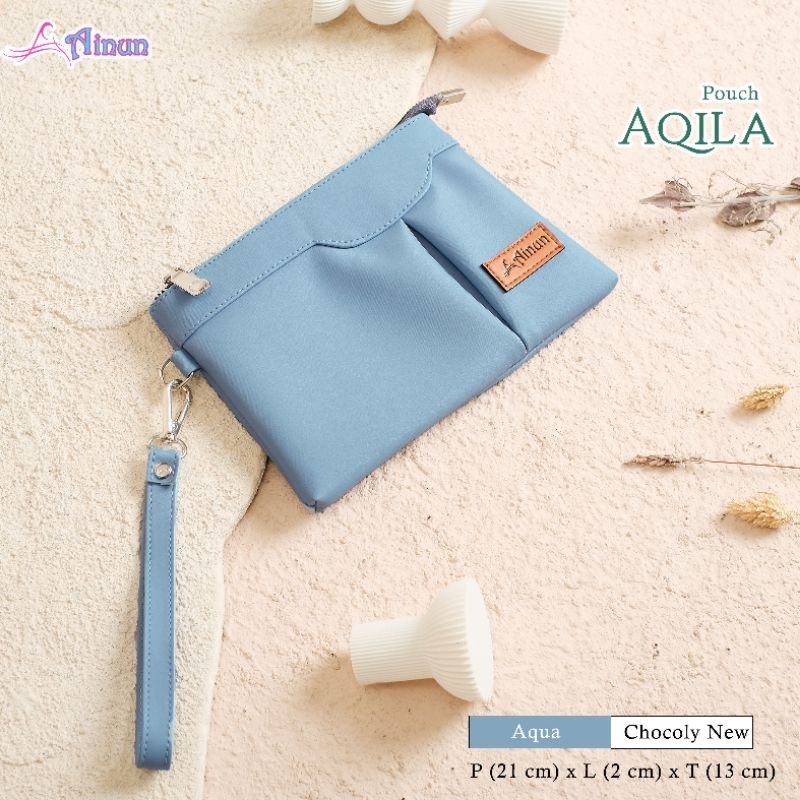 POUCH AQILA BY AINUN TAS WANITA MURAH BAHAN CHOCOLY