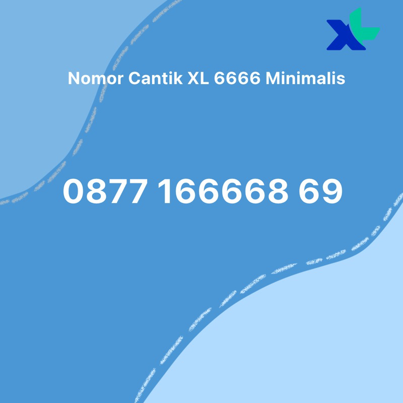 Nomor Cantik XL Kwartet 6666 Minimalis
