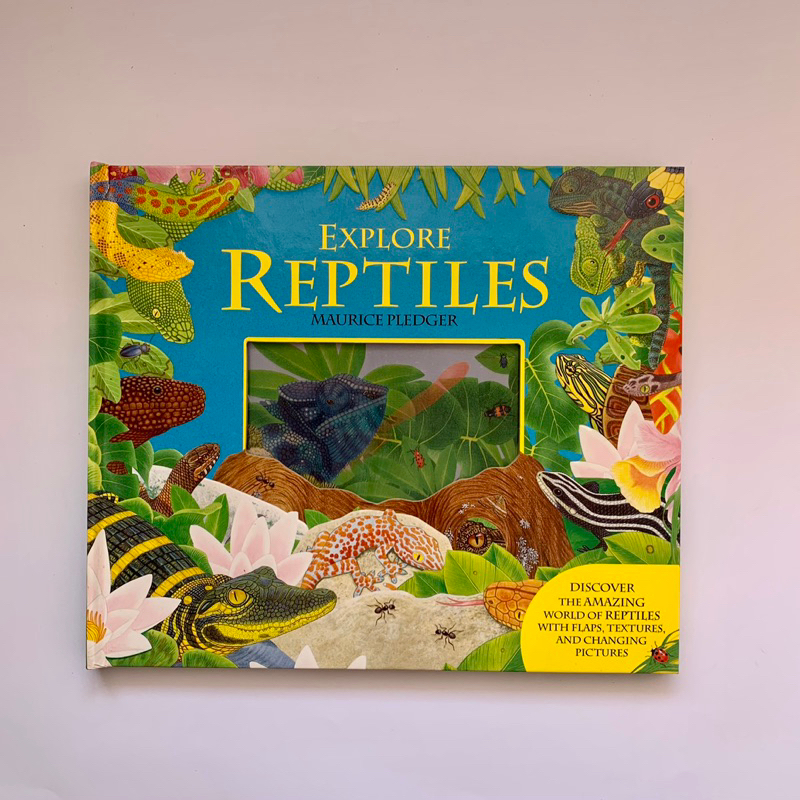 [ Flap Book ] Explore Reptiles by Maurice Pledger - Discover the amazing world of reptiles with flap