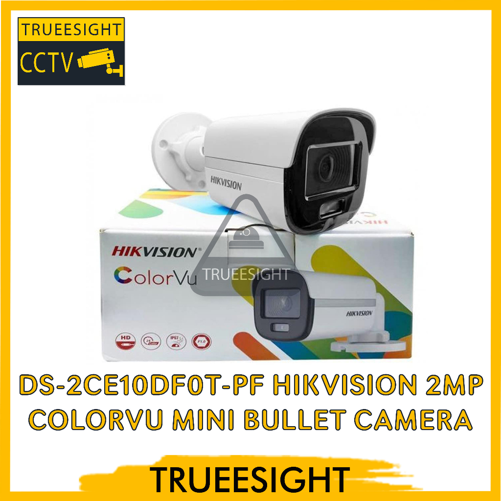 DS-2CE10DF0T-PF Hikvision 2MP ColorVu Mini Bullet Camera