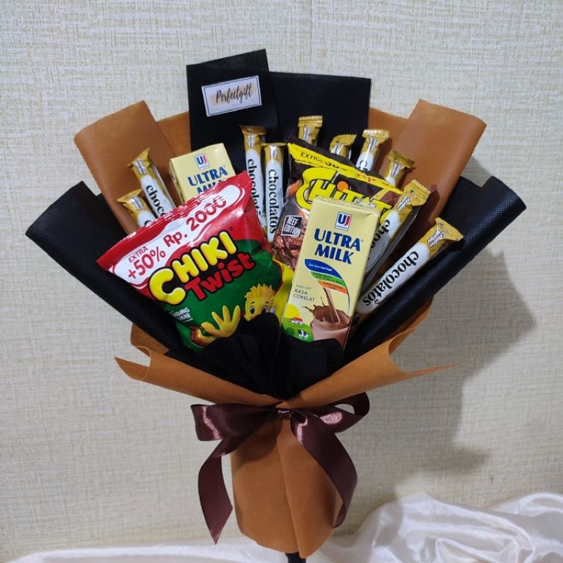 

Buket Snack Dan Minuman / Buket Wisuda / Hadiah Ulang Tahun