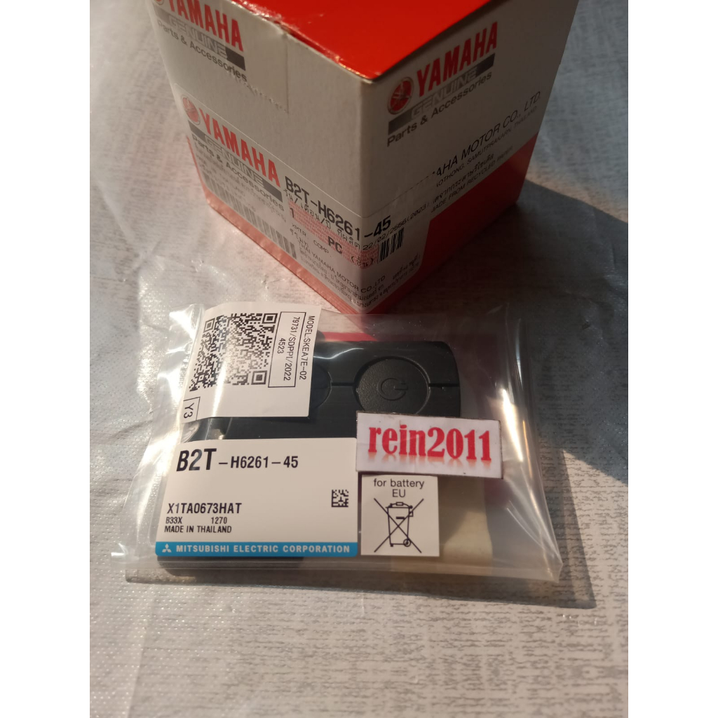 REMOTE KEYLESS AEROX FREEGO LEXI XMAX NEW NMAX NEW AEROX ASLI ORI YAMAHA ASLI B2T H6261 44/45