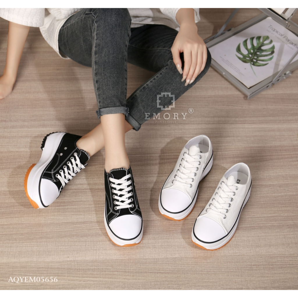 SEPATU SNEAKERS WANITA EMORYSTYLE   Azhary AQYEMO 5656 MB