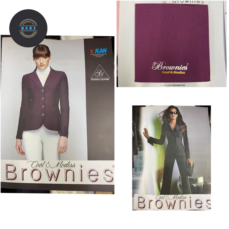 Kain merk *BOWNIES* | Seragam kantor | Jas | Blezer | Grosir