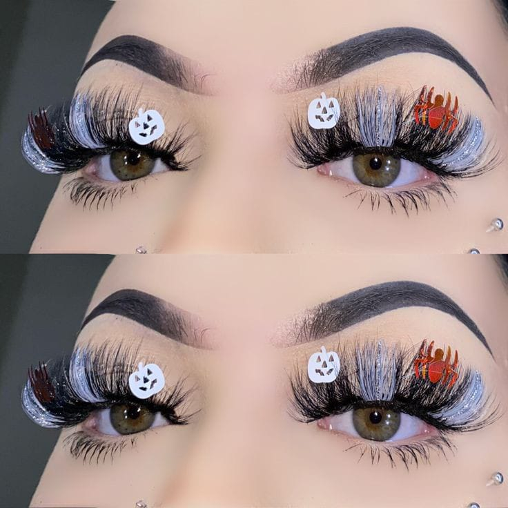 Halloween Edition Star Butterfly Heart Love Glitter Sequins Nail Art Manik-manik Kuku Wajah Craft Kosmetik Hiasan Kuku Eye Korean Make Up Handphone Decorations Wedding Party Cosplay Color Warna Warni Douyin
