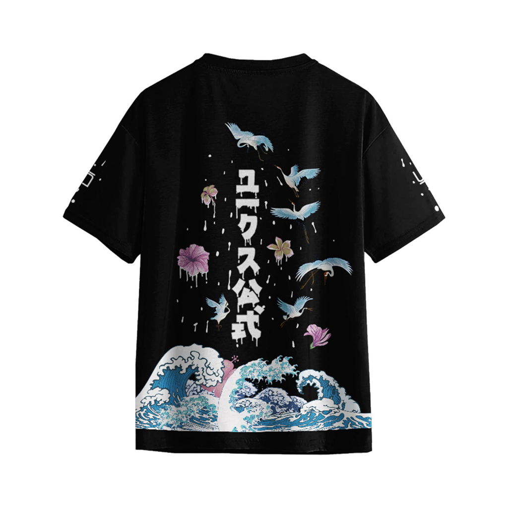 THE GREAT WAVE  KAOS REGULER YUKS PRIA WANITA COTTON COMBED 24S TEBAL TSHIRT BAJU DISTRO ORIGINAL TANGAN PENDEK