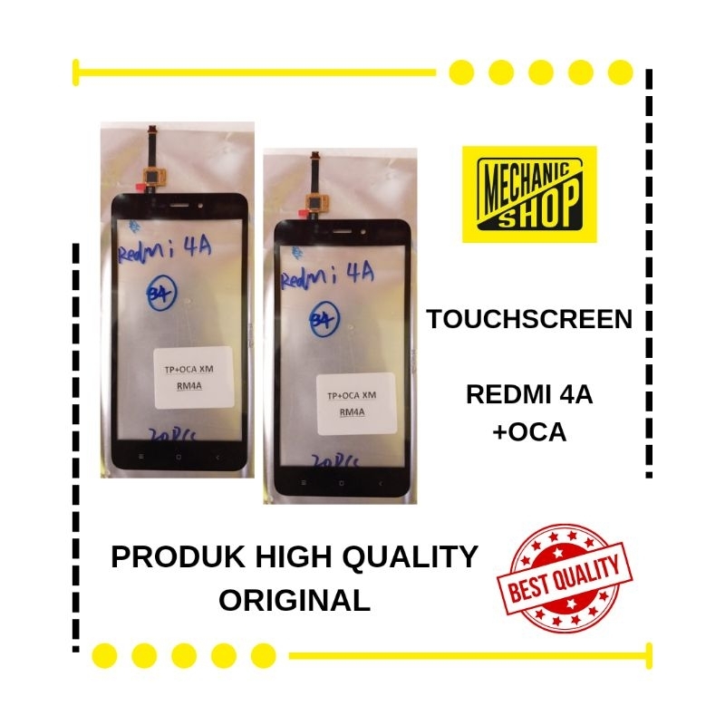 TOUCH SCREEN XIAOMI REDMI 4A + OCA BLACK