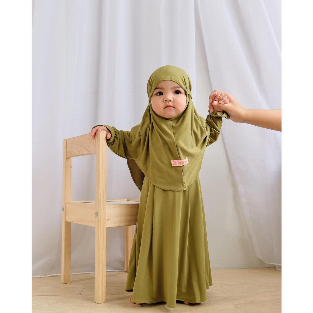 Termurah Gamis anak Perempuan Aiska Untuk Anak Usia 1-8 Tahun Jersey Premium