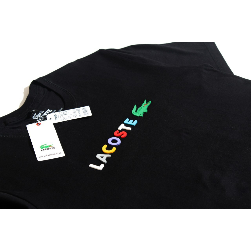 TURUN HARGA ! Lacoste T-Shirt Distro Oversize Logo Premium Unisex - Kaos Distro - Kaos Pria - Kaos Wanita - Kaos Murah - T-Shirt Lacoste