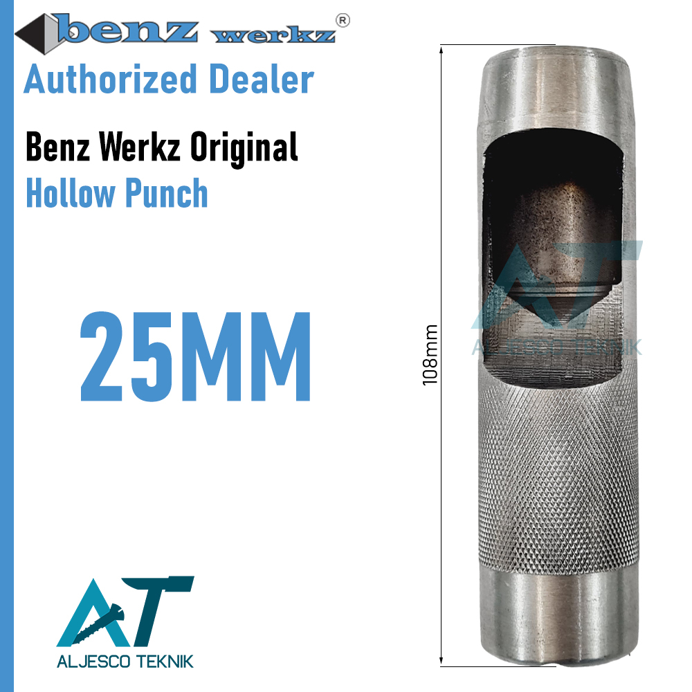 

BENZ PLONG 25MM - HOLLOW PUNCH - PEMBUAT LUBANG - PEMBOLONG KARDUS KAIN KERTAS