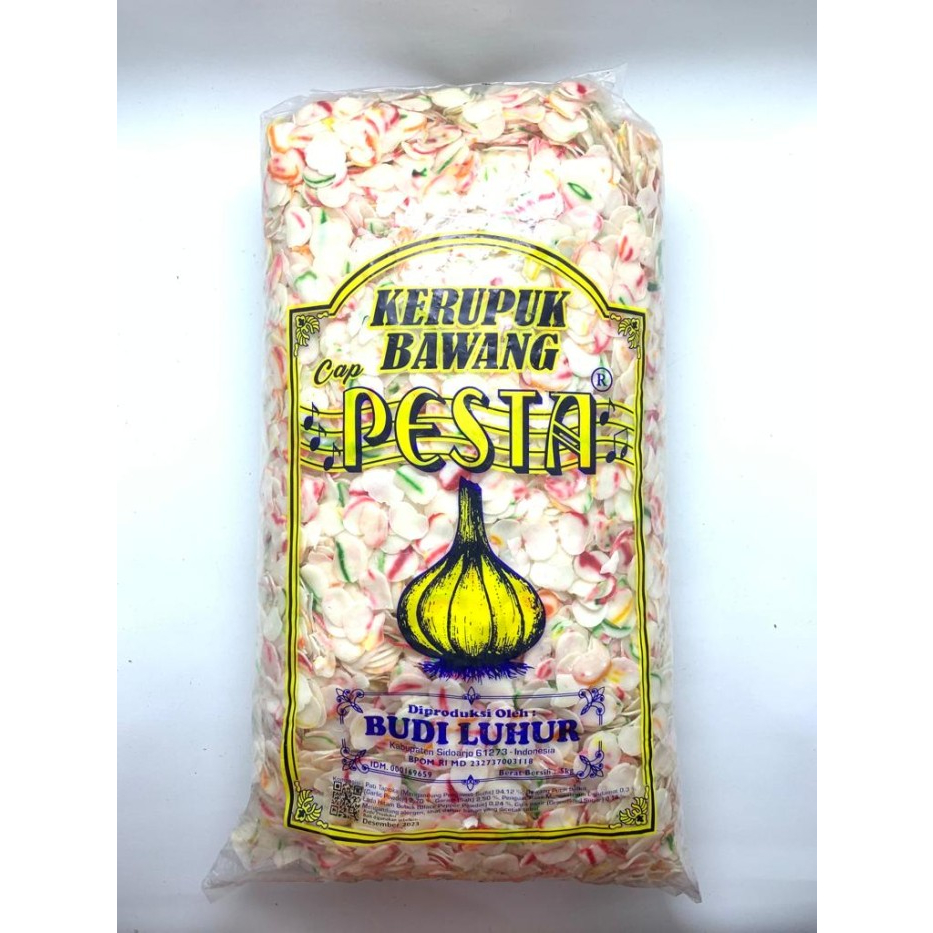 

KERUPUK BAWANG PESTA WARNA WARNI MENTAH 5KG