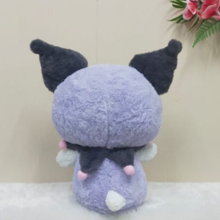 Boneka Kuromi Kalung Pom2 Size 14&quot;/38cm/boneka kuromi/boneka karakter/boneka anak perempuan/