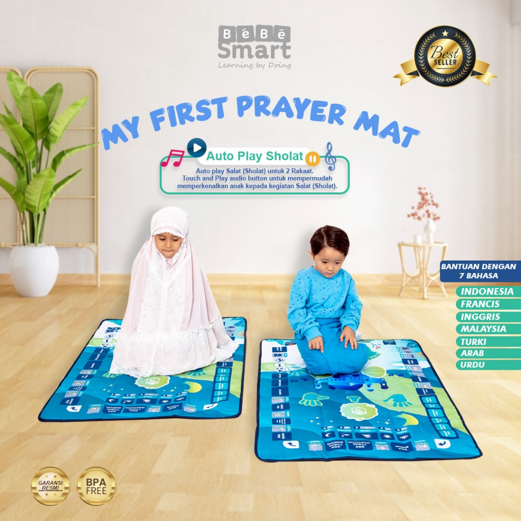 Bebe Smart My First Prayer Mat / Sajadah Pertamaku / Alat Bantu Sholat