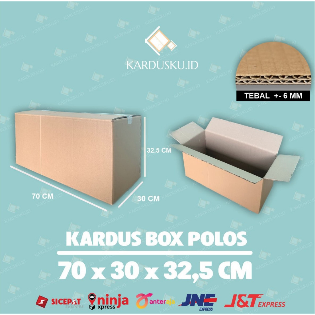 

Kardus Karton Box 70x30x32.5 CM Kotak Dus Packing Pindahan Polos