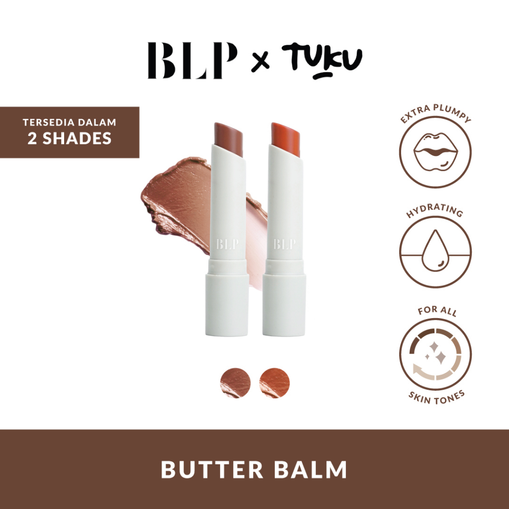 BLP x TUKU - Butter Balm - 3 gr - Lip Balm - Pelembap Bibir