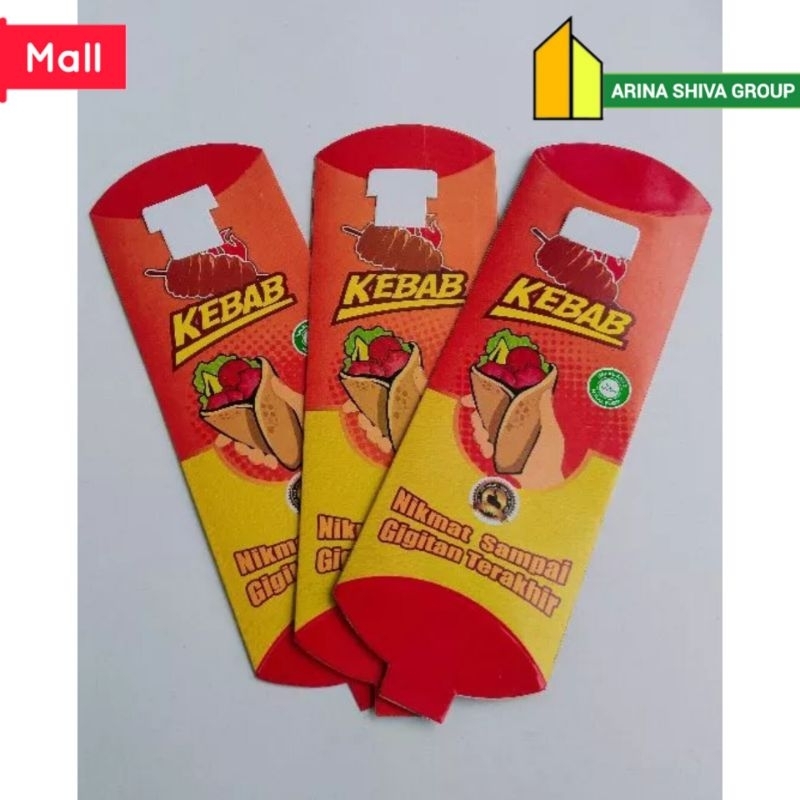 

100 LEMBAR KERTAS KEBAB TARIKAN UKURAN 24 × 9 CM HIGH QUALITY PAPER CRAFT TEBAL PRODUK TERBARU | KOTAK KEBAB KEKINIAN | DUS KEBAB VIRAL TIKTOK | KEMASAN KEBAB KEKINIAN | BOX KEBAB VIRAL | ARINA SHIVA GROUP 6052