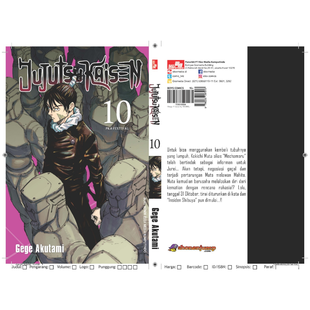 PRE ORDER Jujutsu Kaisen Volume 10 - Gege Akutami