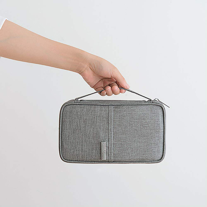 Dompet Travel Paspor Card Holder Wallet Waterproof - S210 - Gray