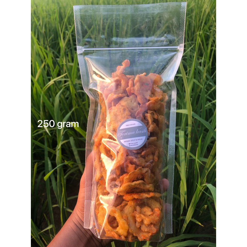 

Keripik Pare Balado, tidak pahit kemasan 250 gram