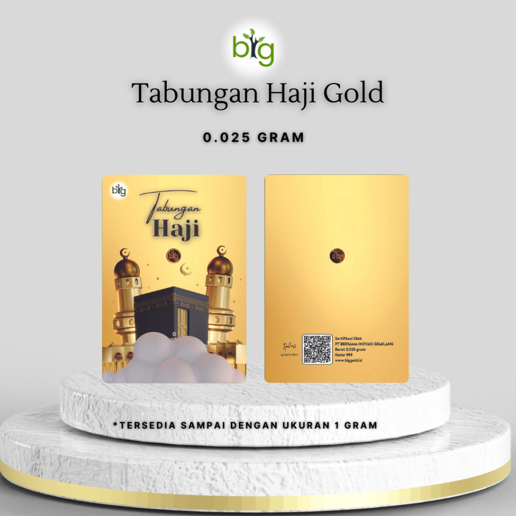 Logam Mulia/BIG GOLD 0.025 gram edisi Tabungan Haji Gold (2023)