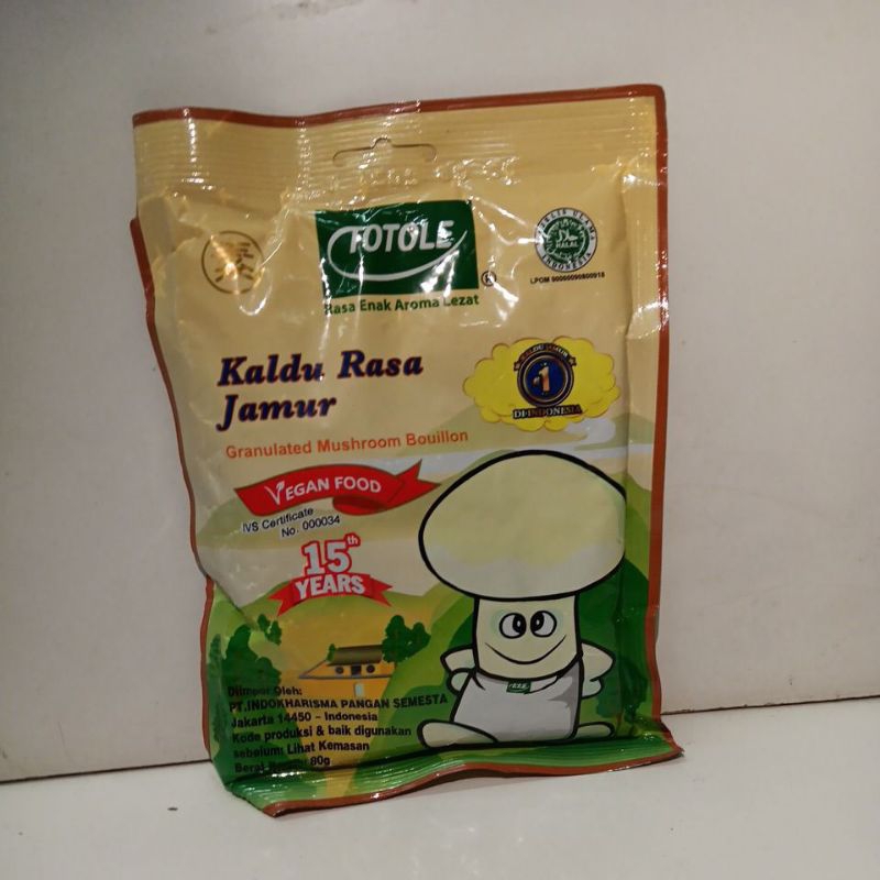 

Totole Kaldu Rasa Jamur 80gr