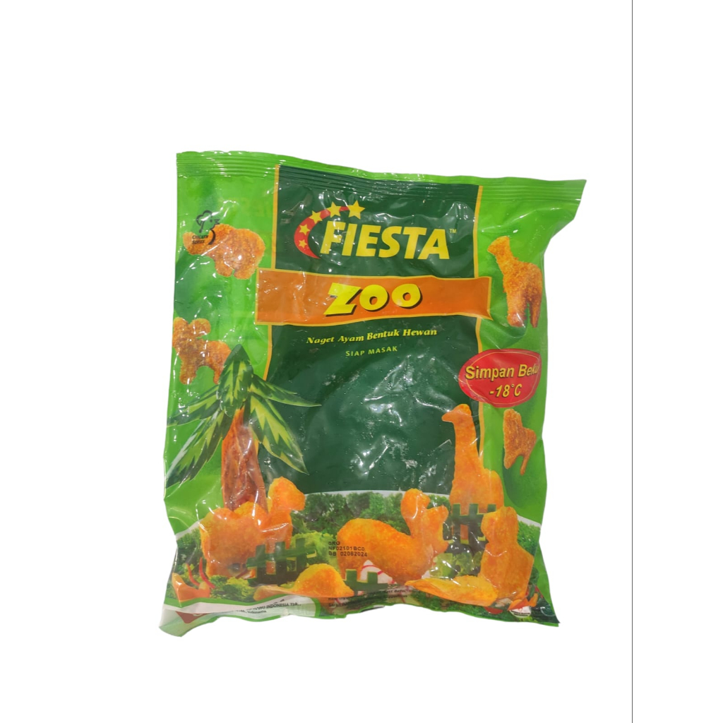 

Fiesta Nuget Zoo 500 gram. nuget berbentuk hewan 500 gram