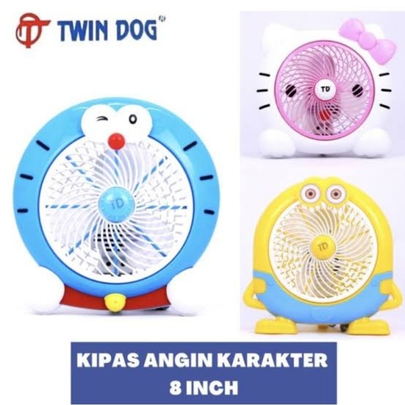 TD/YAMAKAWA Kipas Angin Karakter 8 Inch / Desk Fan 8&quot; Cartoon