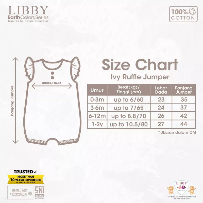 LIBBY JUMPER ANAK JUMPER RUFFLE JUMPER HARIAN BAJU HARIAN ANAK