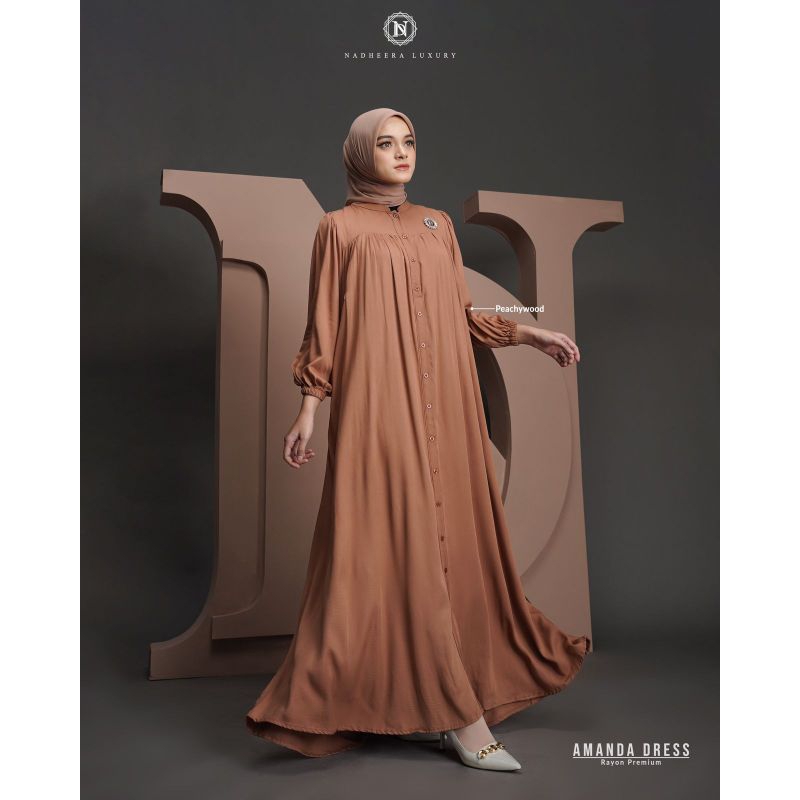 PROMO ❗❗AMANDA DREES ✅ GAMIS NADHEERA LUXURY ✅ GAMIS WANITA ✅ GAMIS MUSLIM.