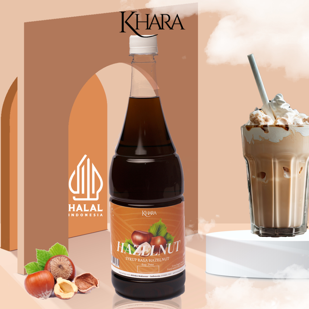 

Sirup Khara Hazelnut 1000ml - Khara Hazelnut Flavoured Syrup 1000ml
