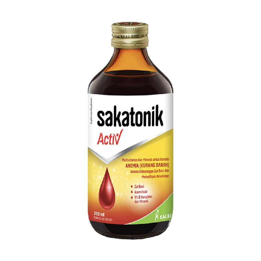 Haid Nyaman : Sakatonik Activ Multivitamin Mineral x Laurier Natural