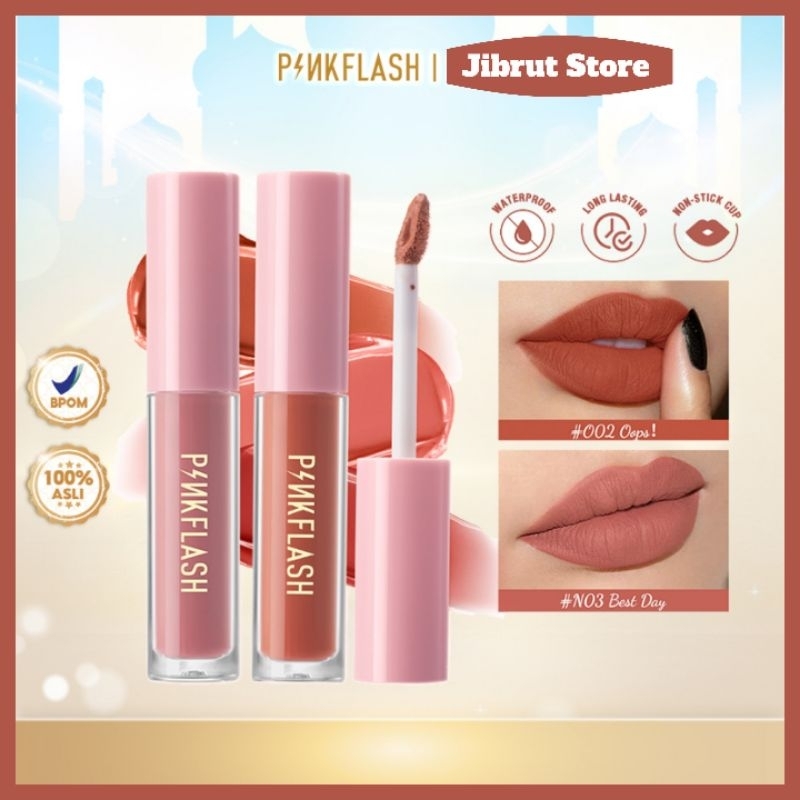 PINKFLASH Lasting Matte Lip Cream 21 Warna