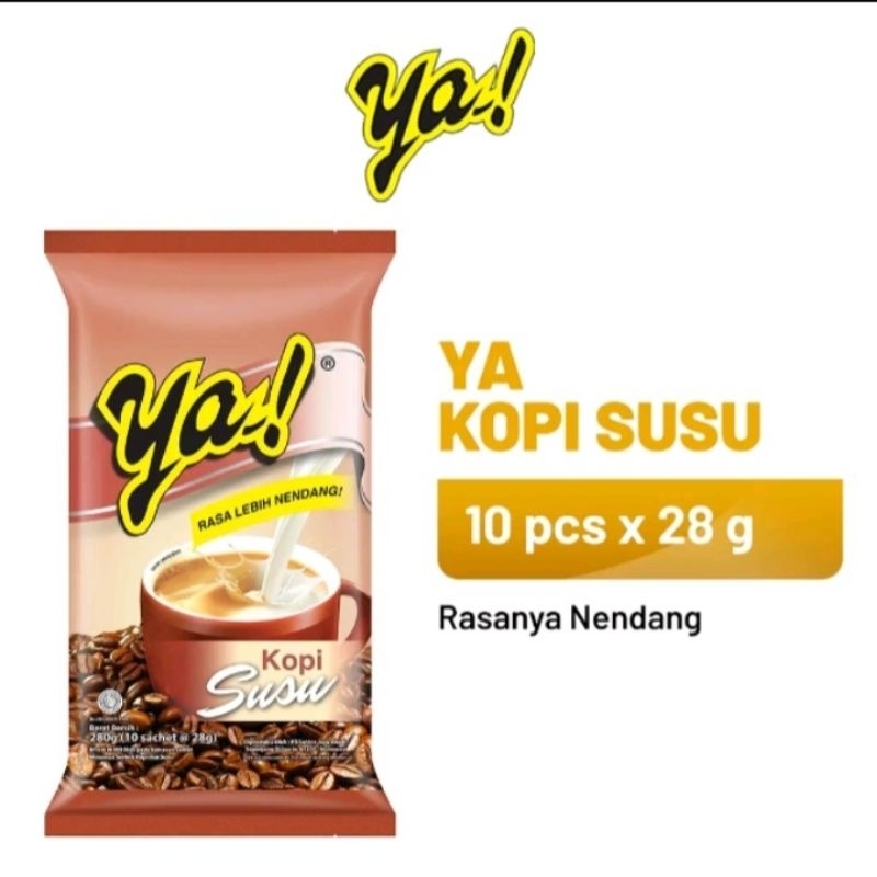 

YA kopi susu isi 10 pcs × 28gram