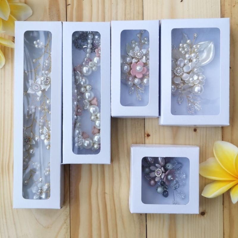 

Paper Box Box Souvenir serbaguna Kotak Box Jendela Mika