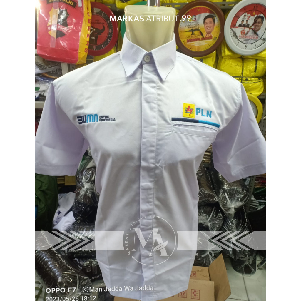KEMEJA BUMN PLN / SERAGAM PLN / BAJU BUMN PLN