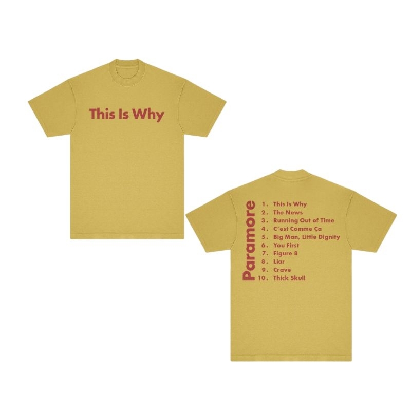 Kaos Band Official Merchandise Paramore This Is Why