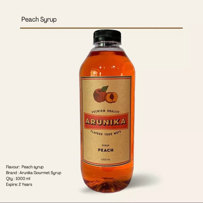 

Peach Syrup ARUNIKA