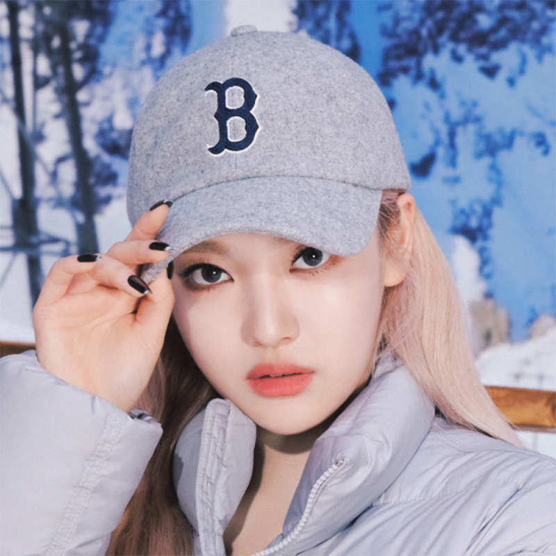 MLB X AESPA NY Yankees Wool Ball Cap - Topi Pria Wanita Musim Dingin Korea