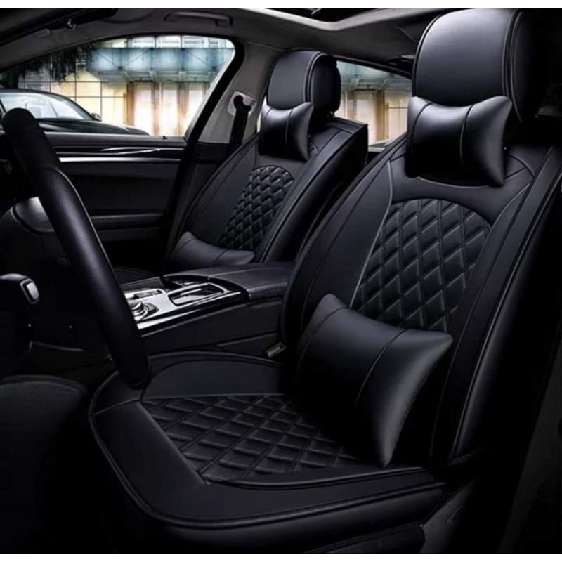 sarung jok mobil vios gen2 gen3 sepaket bantal setir