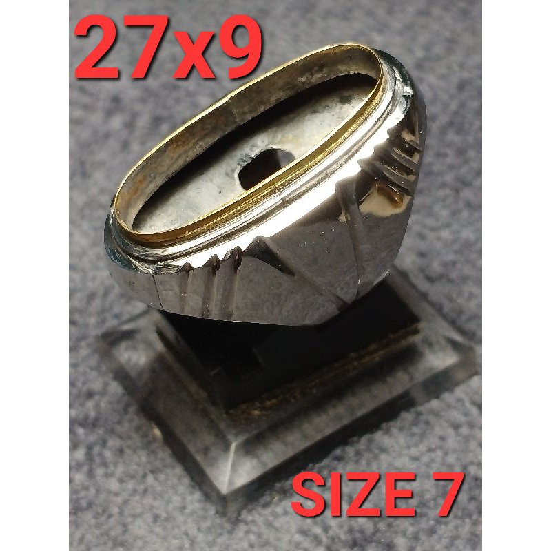 EMBAN RING MONEL HALUSAN 27x9 SIZE,7