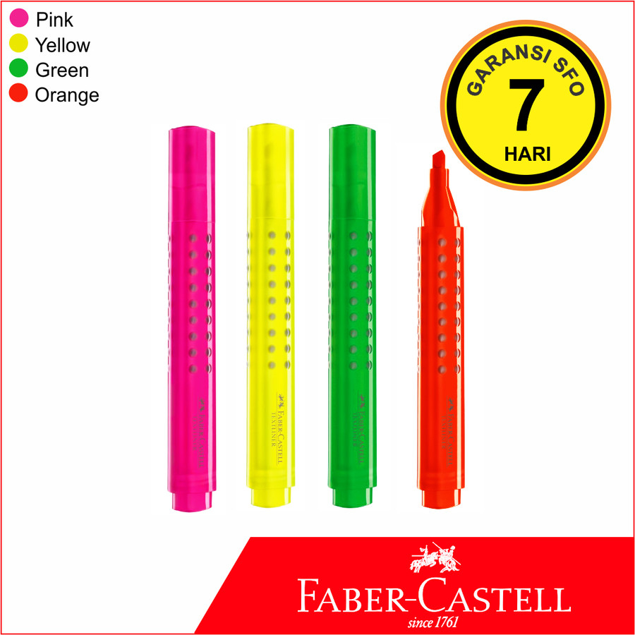 

Textliner Grip Faber Castell - SFO Semarang Official