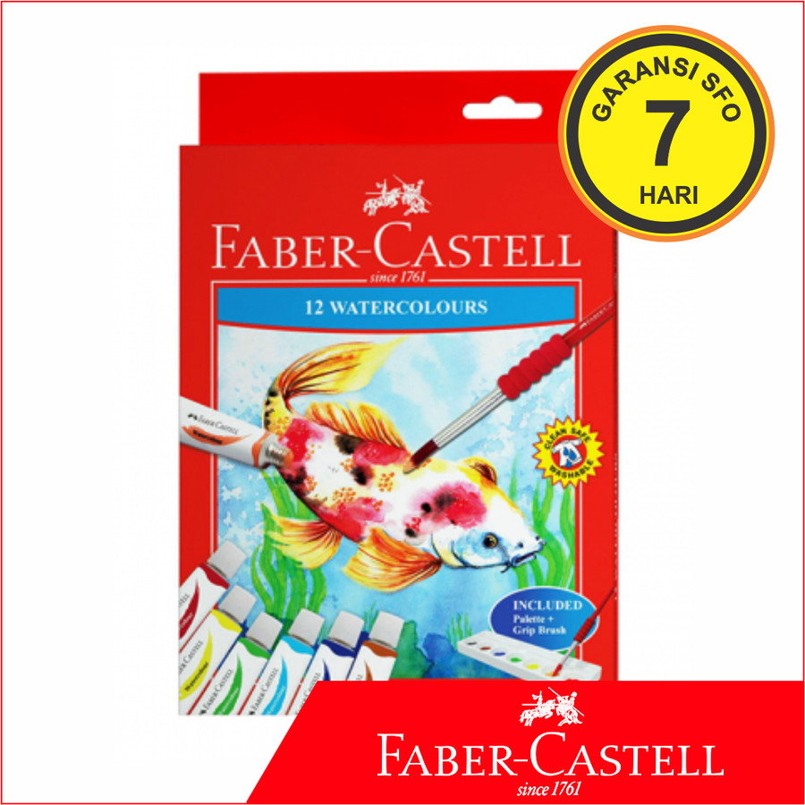 

Cat Air Faber Castell Isi 12 (Free Palet & Kuas) - SFO Semarang Official