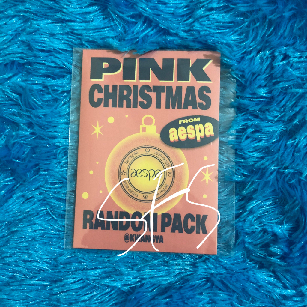 Photocard Random Pack Aespa Pink Christmas Kwangya