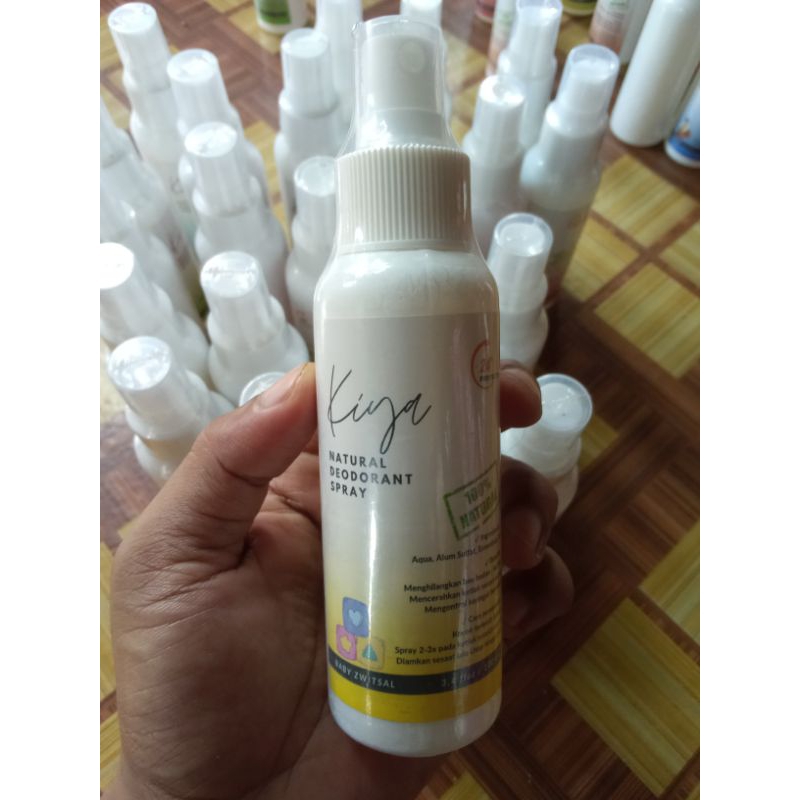 Kiya Deodorant tawas cair original Deodorant spray 100 ML magic Deodorant spray Deodorant spray nol 