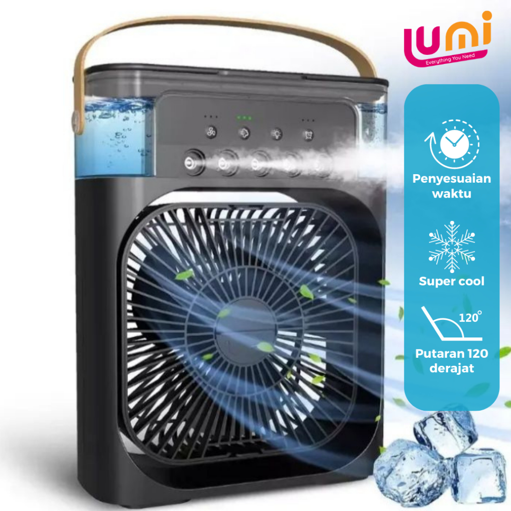 Kipas Angin Pendingin Mini AC Portable Air Cooler Mobil dan Ruangan / AC mini portable plus uap dan kipas angin 600ML